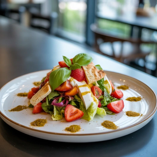 草莓传家宝番茄沙拉