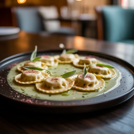 野生蘑菇意式饺子